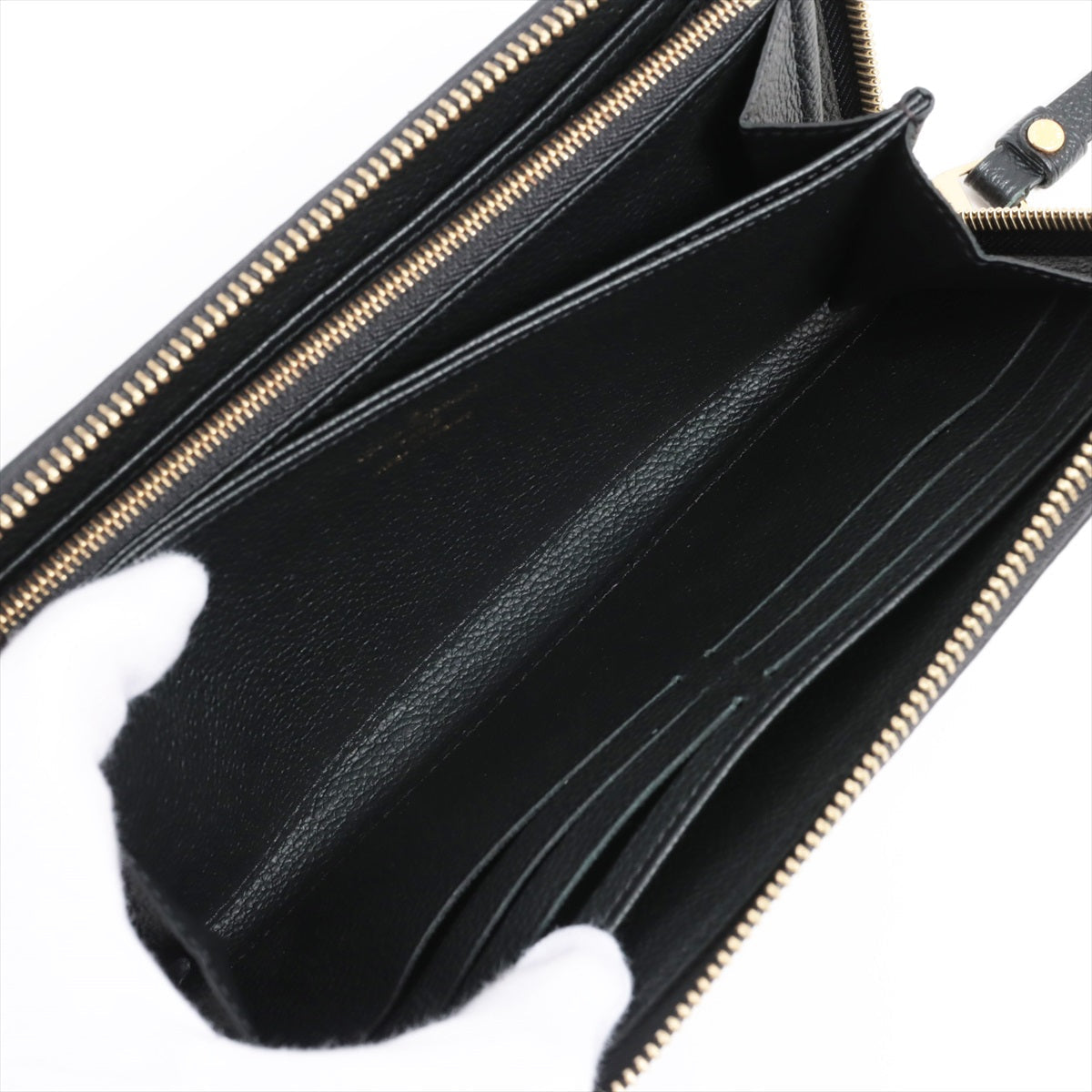 Louis Vuitton Implant  Wallet M61864 Noir Round Jeep Wallet
