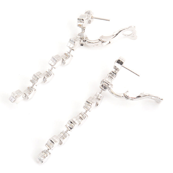Chanel Comet Star Diamond Earrings 750WG