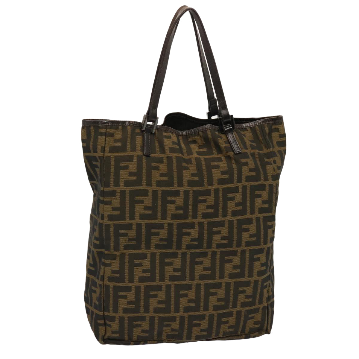 Luxury Fendi Zucca Canvas Hand Bag Brown72532