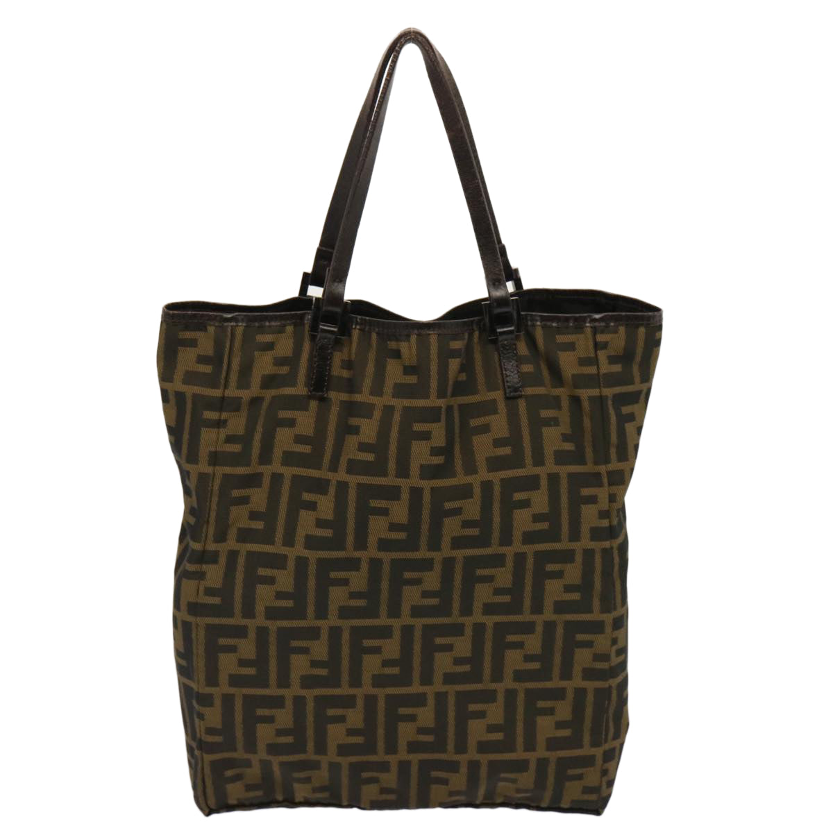 Luxury Fendi Zucca Canvas Hand Bag Brown72532