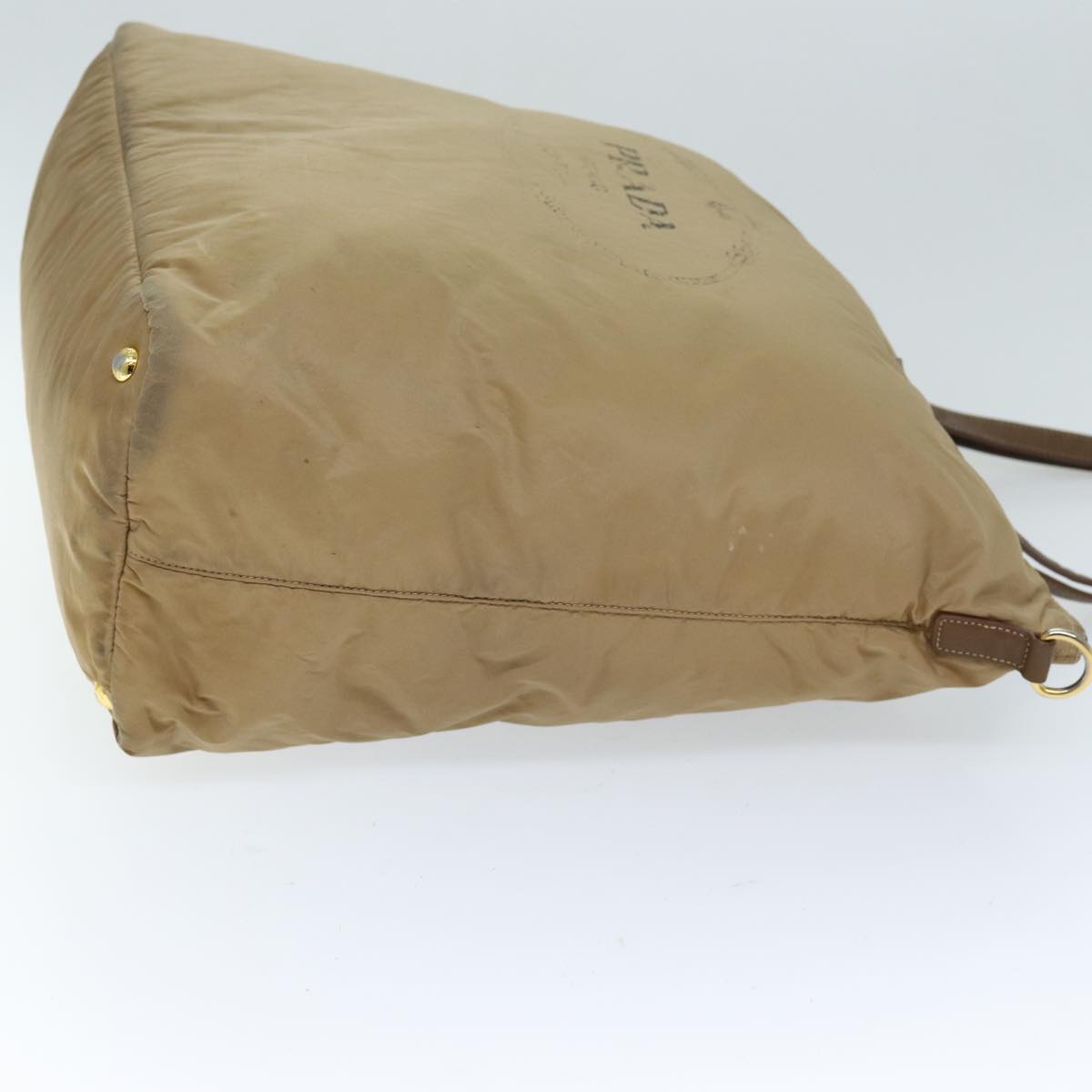 Luxury PradaTote Bag Nylon 2way Beige 72541
