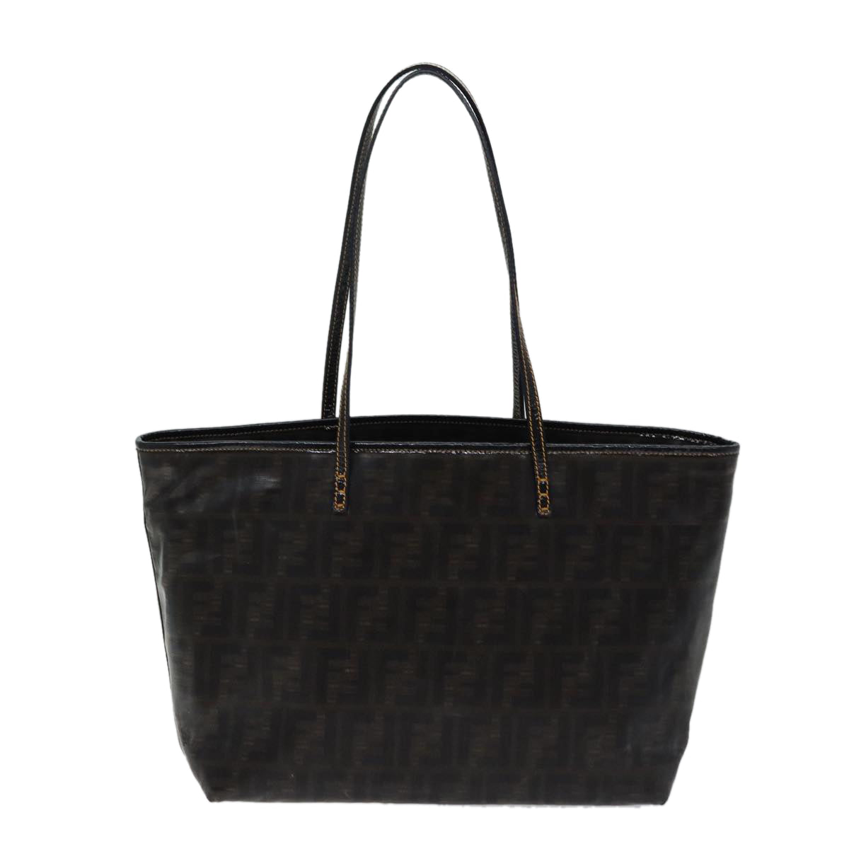 Luxury Fendi Zucca Canvas Tote Bag Coated Canvas Brown72588