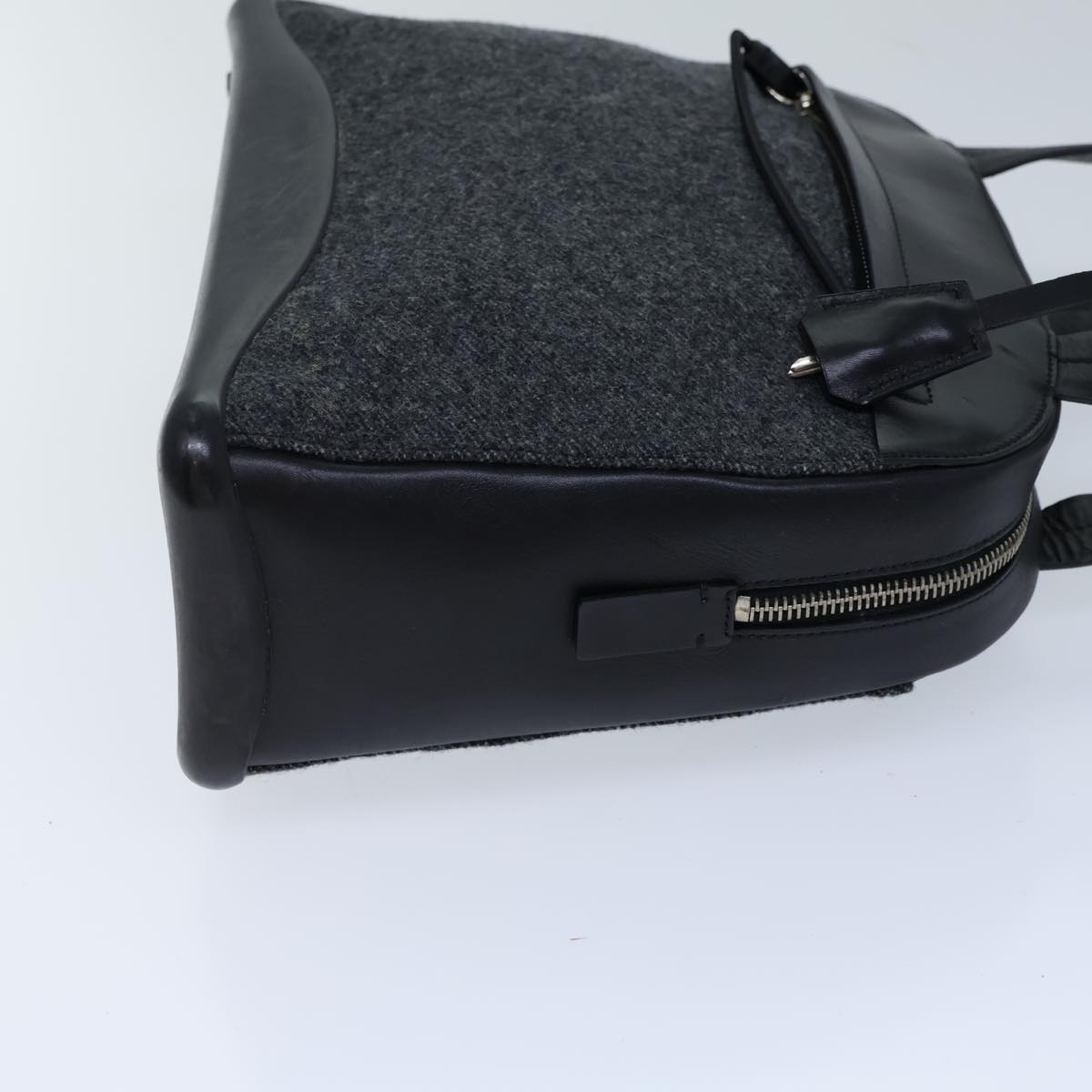 Luxury PradaShoulder Bag Wool Gray 72599