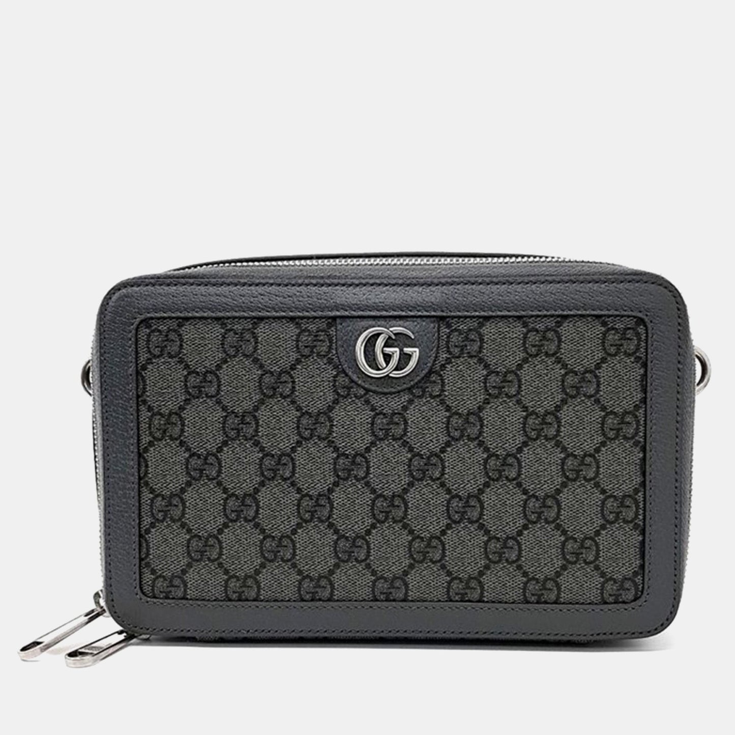 Luxury Gucci Trending 2025 Grey GG Canvas Mini Ophidia Shoulder Bag