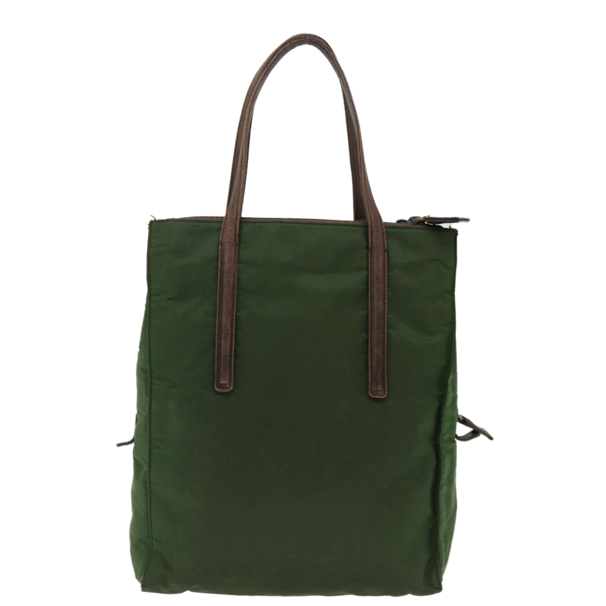 Luxury PradaHand Bag Nylon Khaki 72610