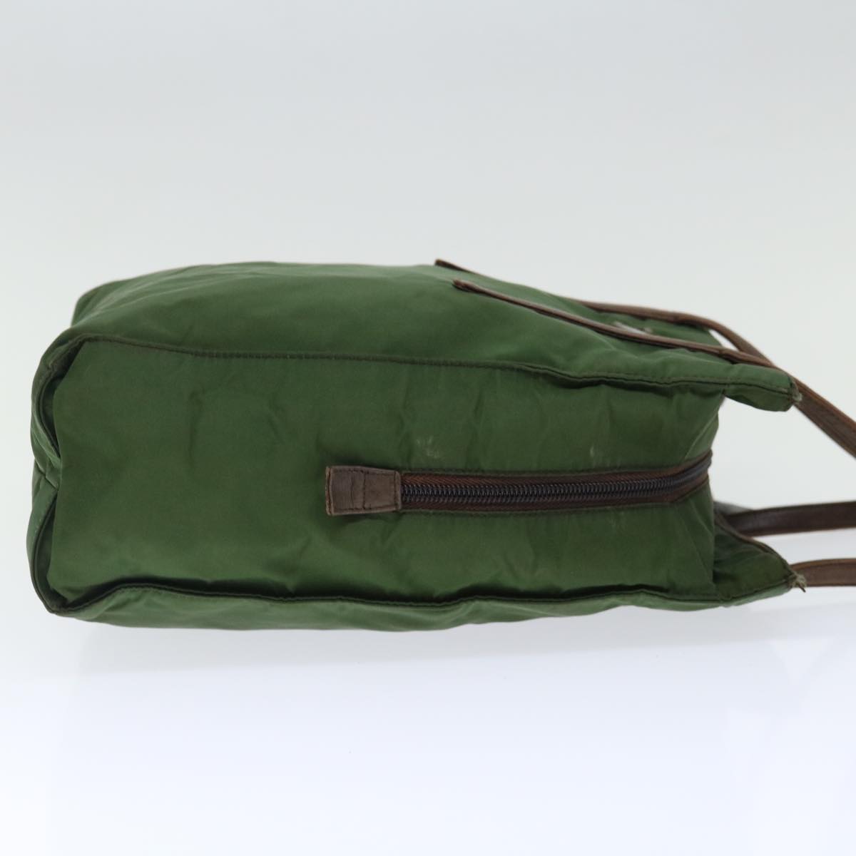 Luxury PradaHand Bag Nylon Khaki 72610