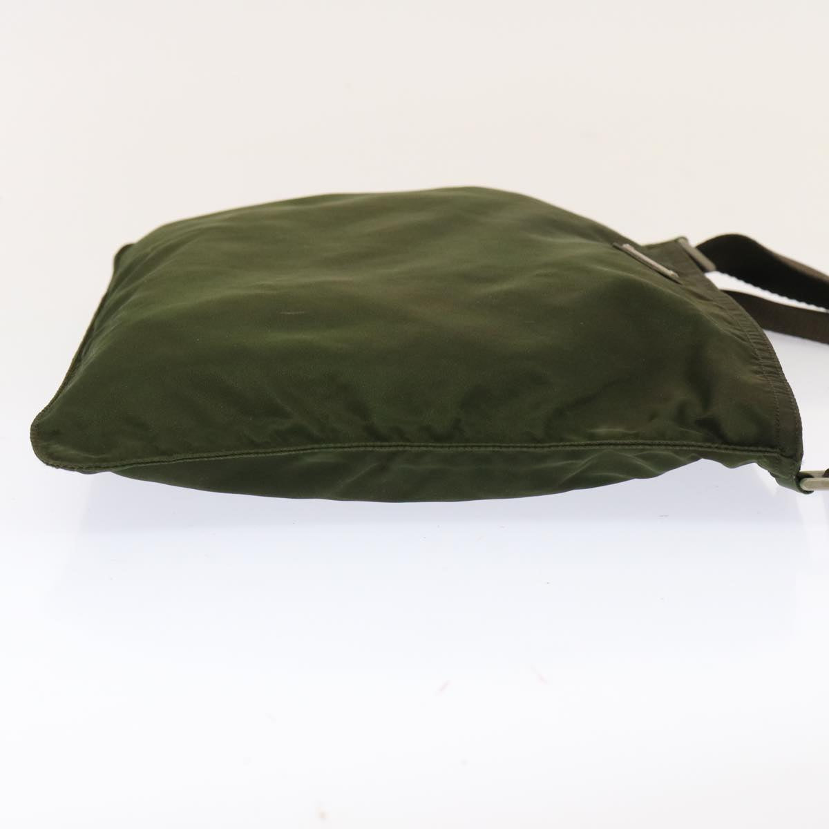 Luxury PradaShoulder Bag Nylon Khaki 72628