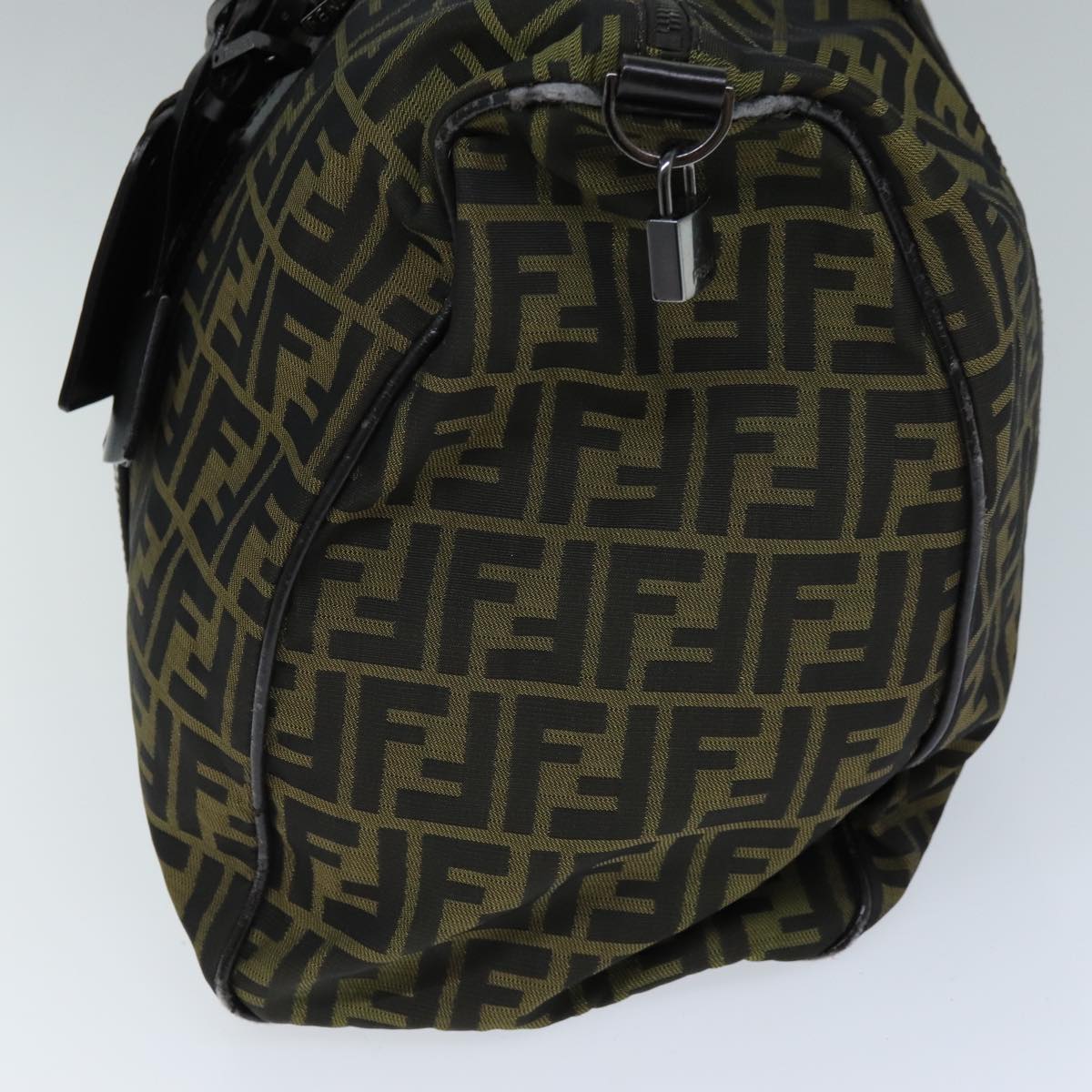 Luxury Fendi Zucca Canvas Boston Bag 2way Brown72698