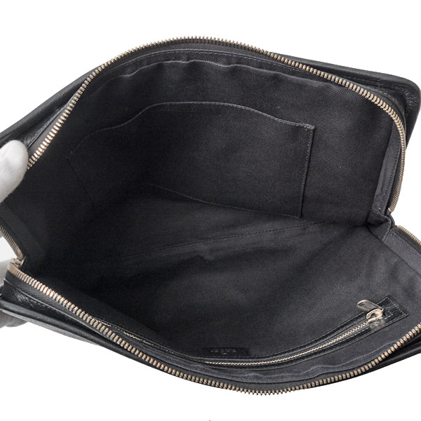 Luxury Gucci Trending 2025 Men's Black Calfskin Clutch Bag 575829