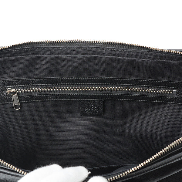 Luxury Gucci Trending 2025 Men's Black Calfskin Clutch Bag 575829