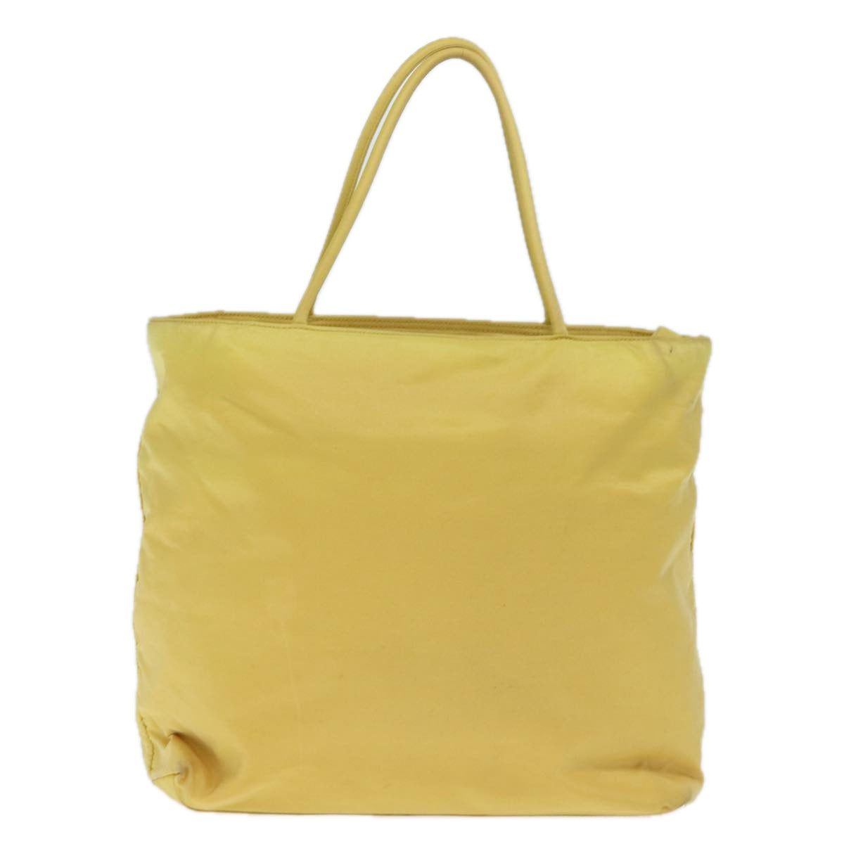 Luxury PradaHand Bag Nylon Yellow 72745