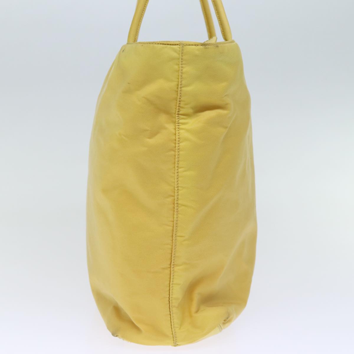 Luxury PradaHand Bag Nylon Yellow 72745