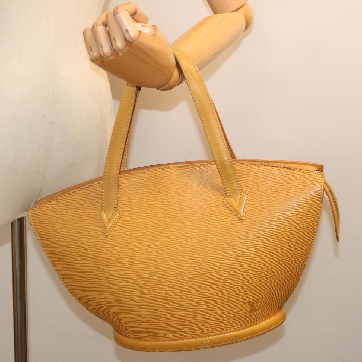 LOUIS VUITTON Epi Saint Jacques Hand Bag Yellow M52279 LV 72769