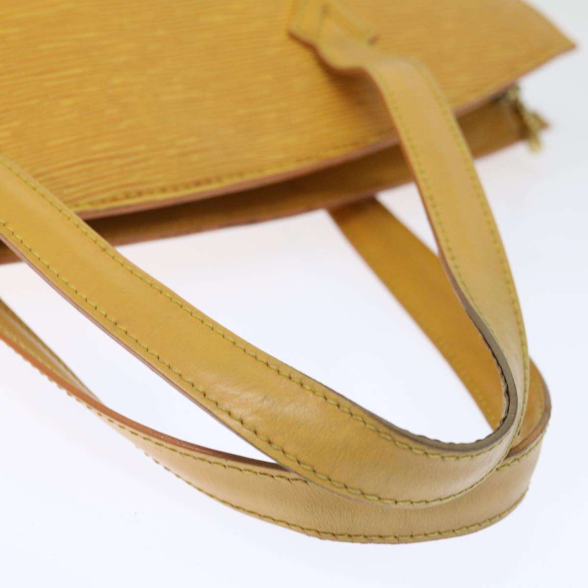 LOUIS VUITTON Epi Saint Jacques Hand Bag Yellow M52279 LV 72769
