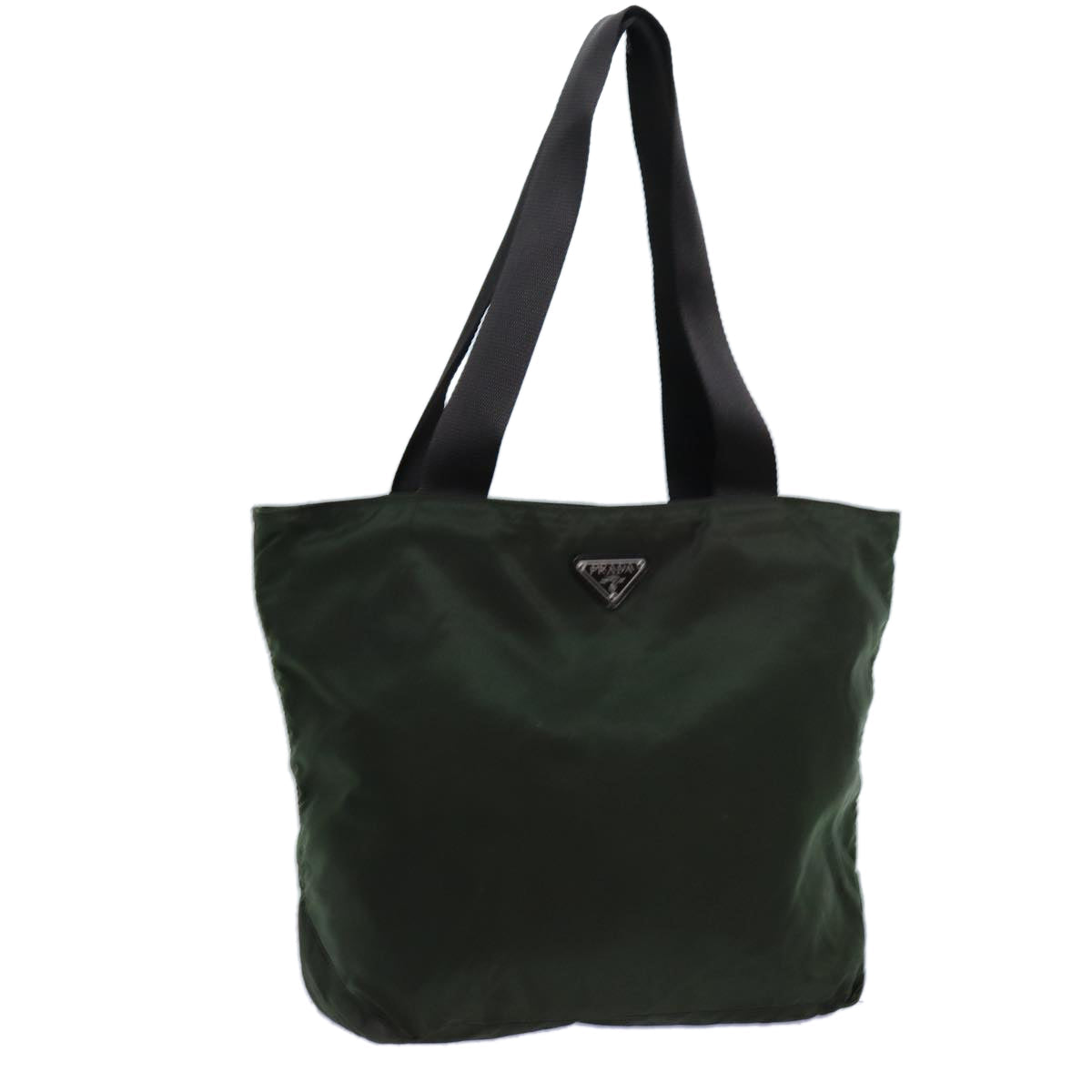 Luxury PradaTote Bag Nylon Khaki 72791