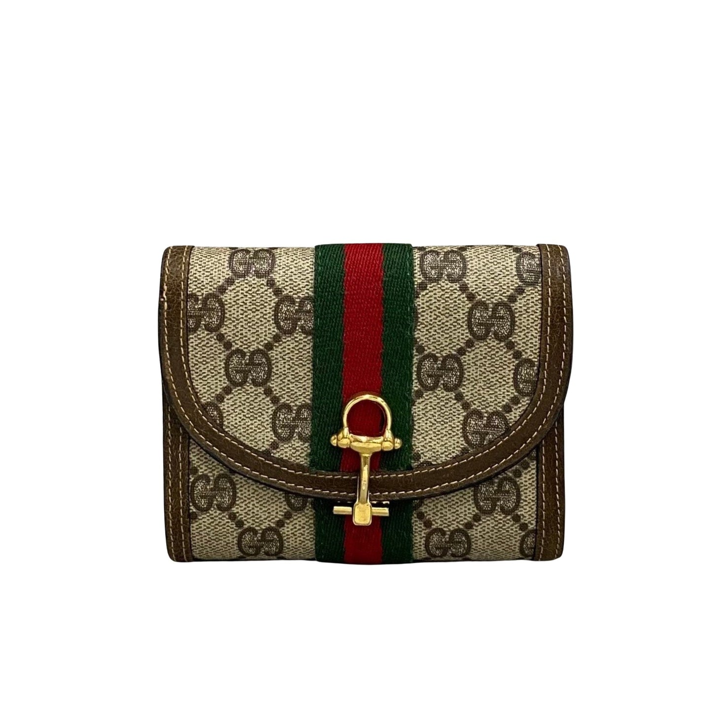 Luxury Gucci Trending 2025 Horsebit  Canvas Wallet  ()
