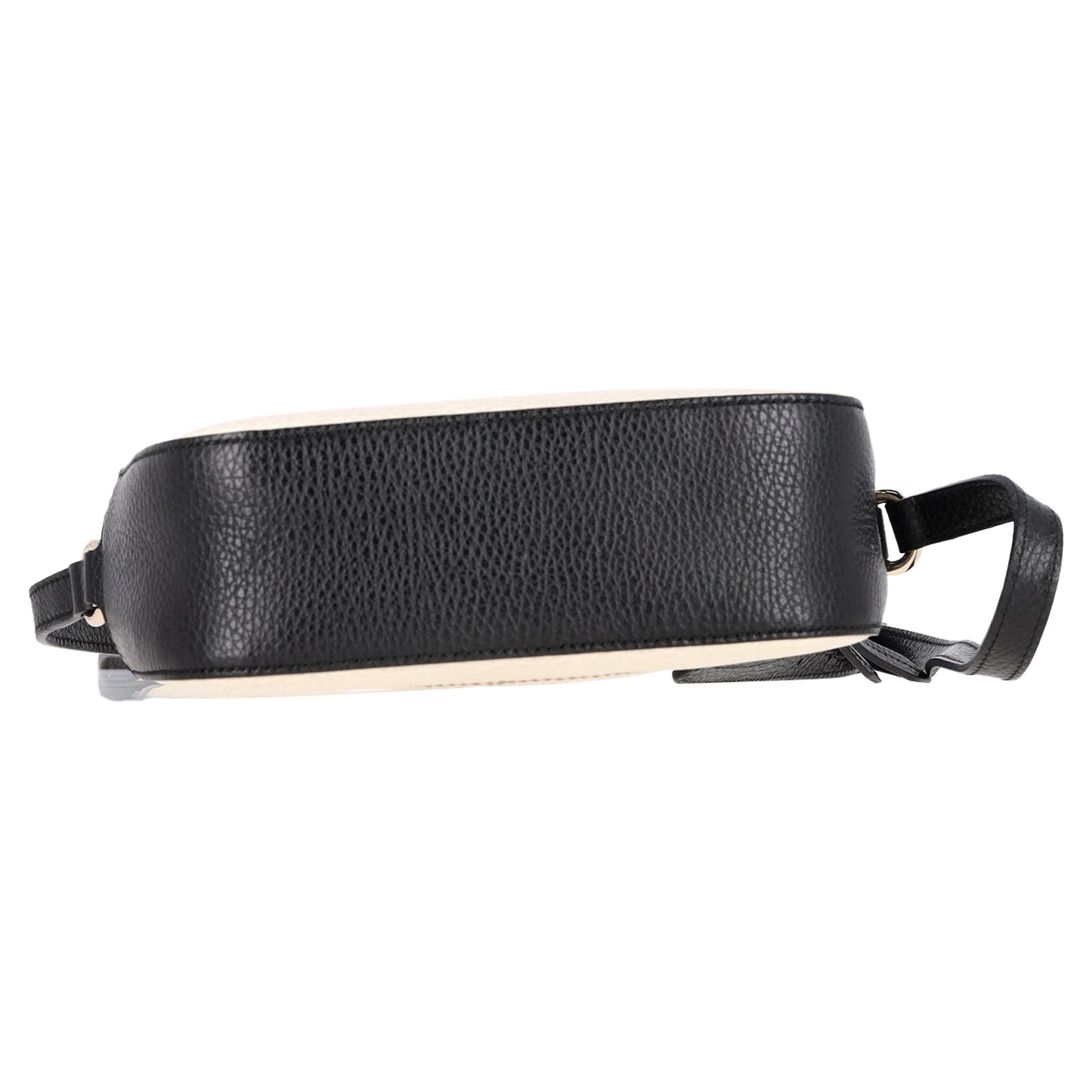 Gucci Soho Disco Shoulder Bag in White Grained Calfskin Leather