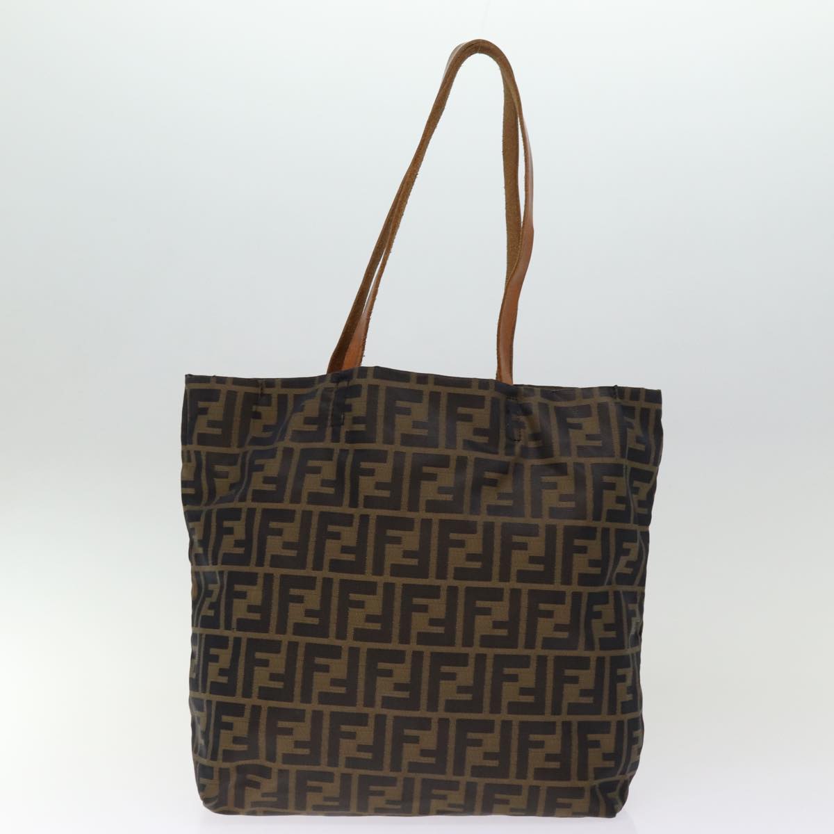 Luxury Fendi Zucca Canvas Hand Bag 2Set Black Brown72894