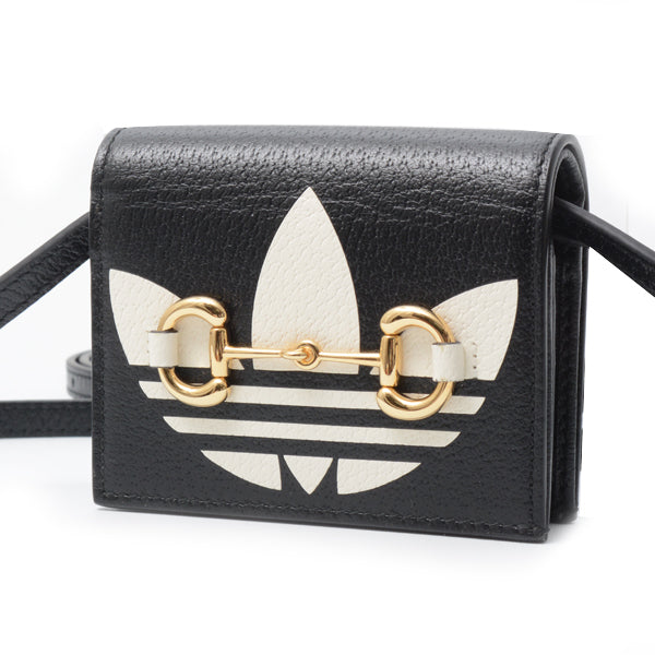 Luxury Gucci Trending 2025 Leather Shoulder Wallet with Horsebit by Luxury Gucci Trending 2025×adidas