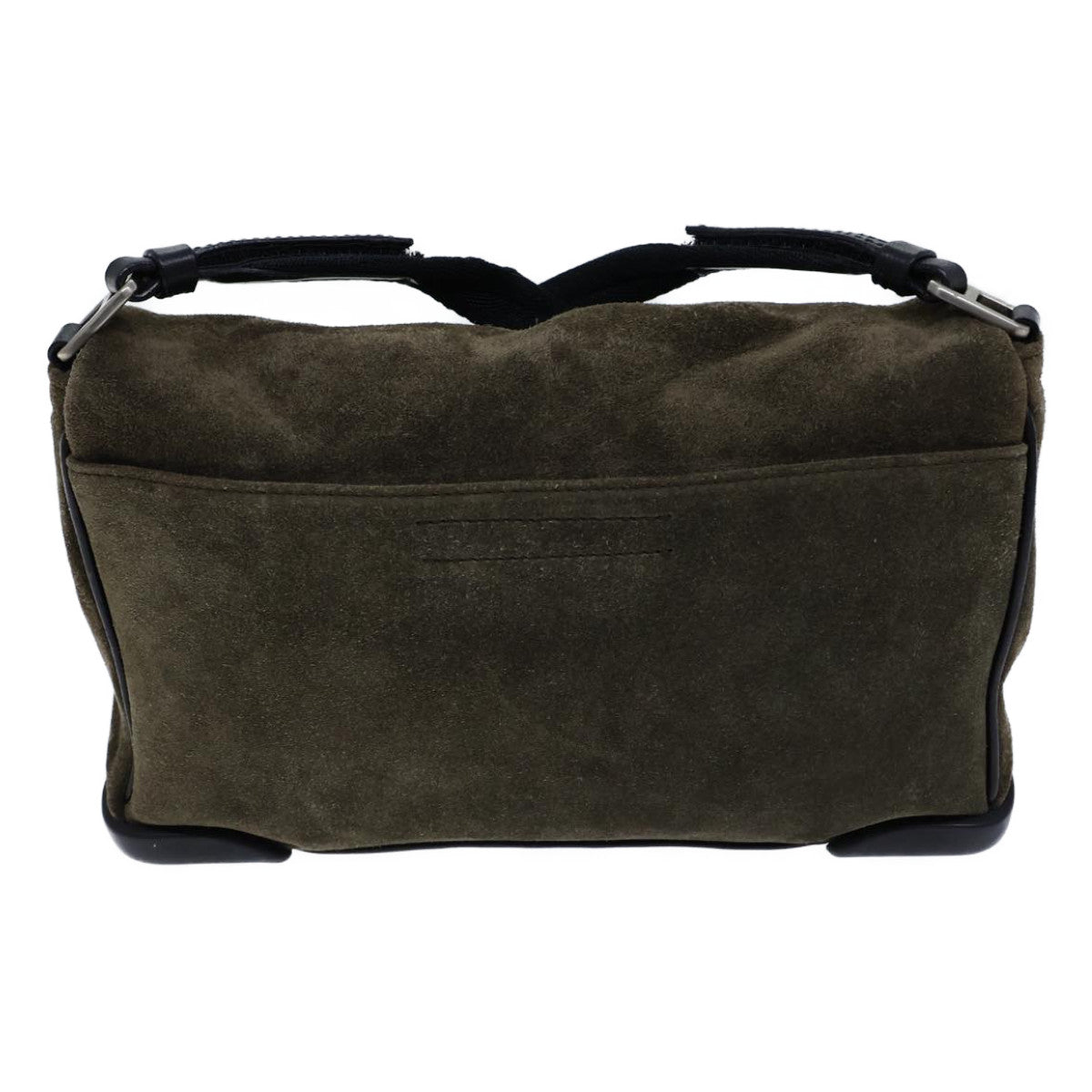Luxury PradaShoulder Bag Suede Khaki 72953