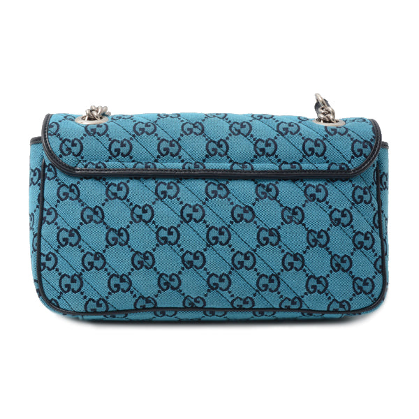 Luxury Gucci Trending 2025 GG Marmont Canvas Chain Shoulder Bag 443497