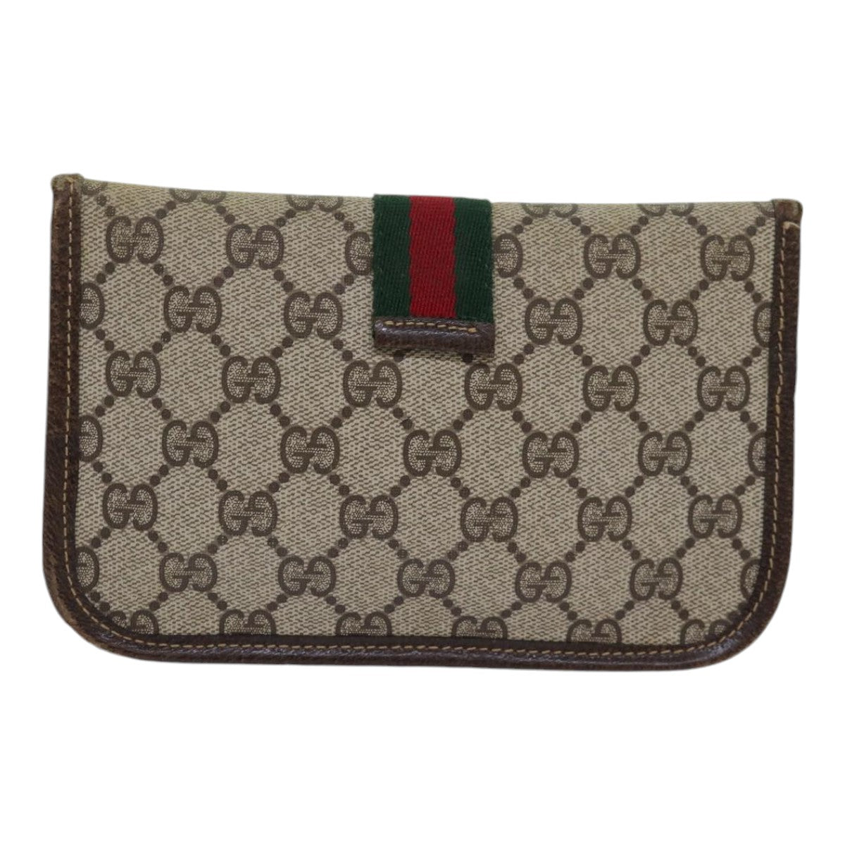 Luxury Gucci Trending 2025 Web  Canvas Clutch Bag