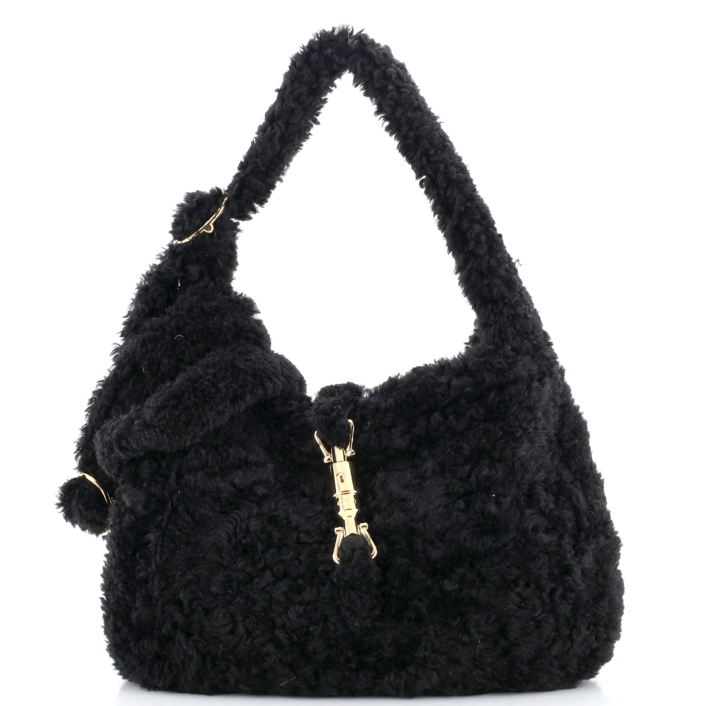 Luxury Gucci Trending 2025 Jackie 1961 Hobo Shearling Small