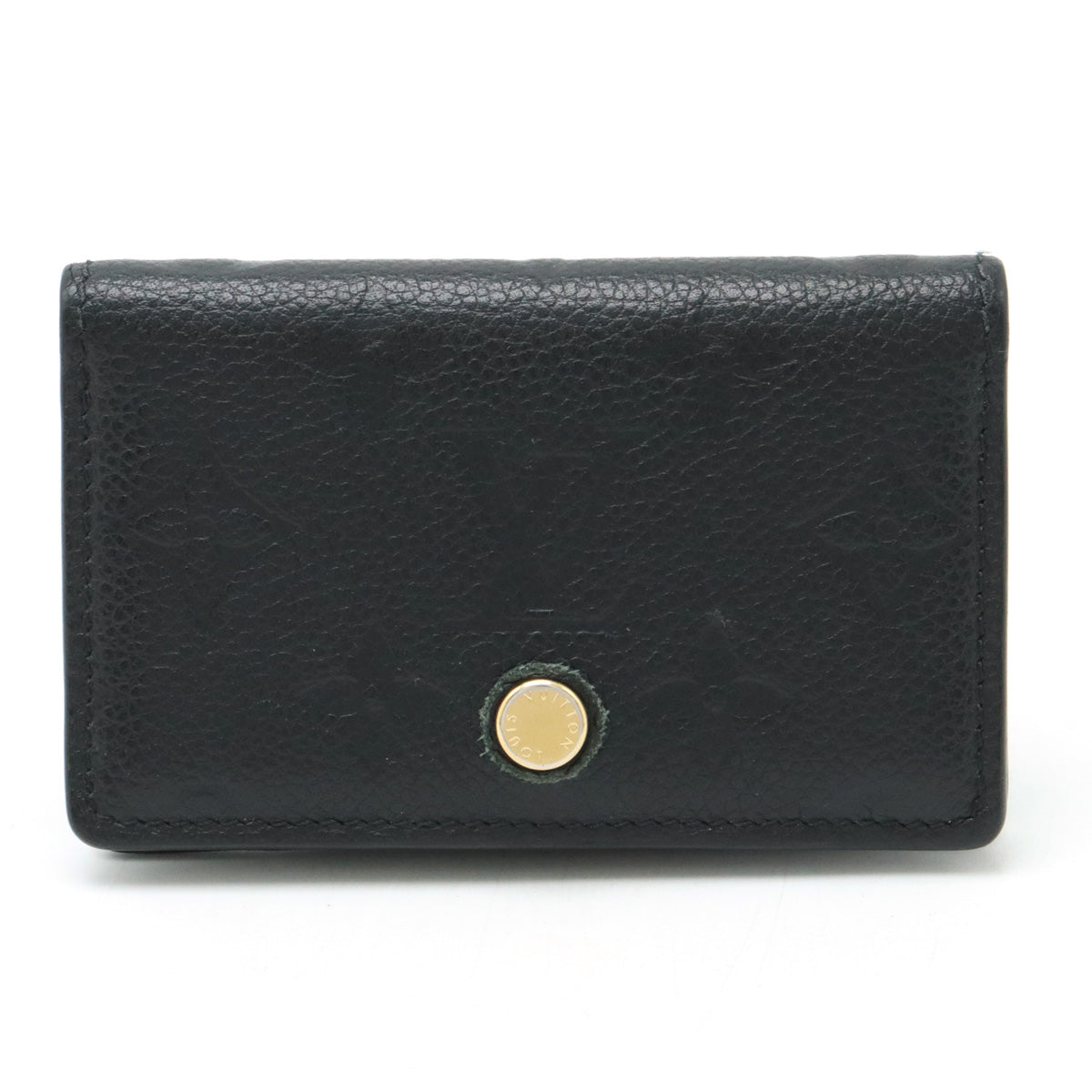 Louis Vuitton Monogram Amplant Card Case Black M67262