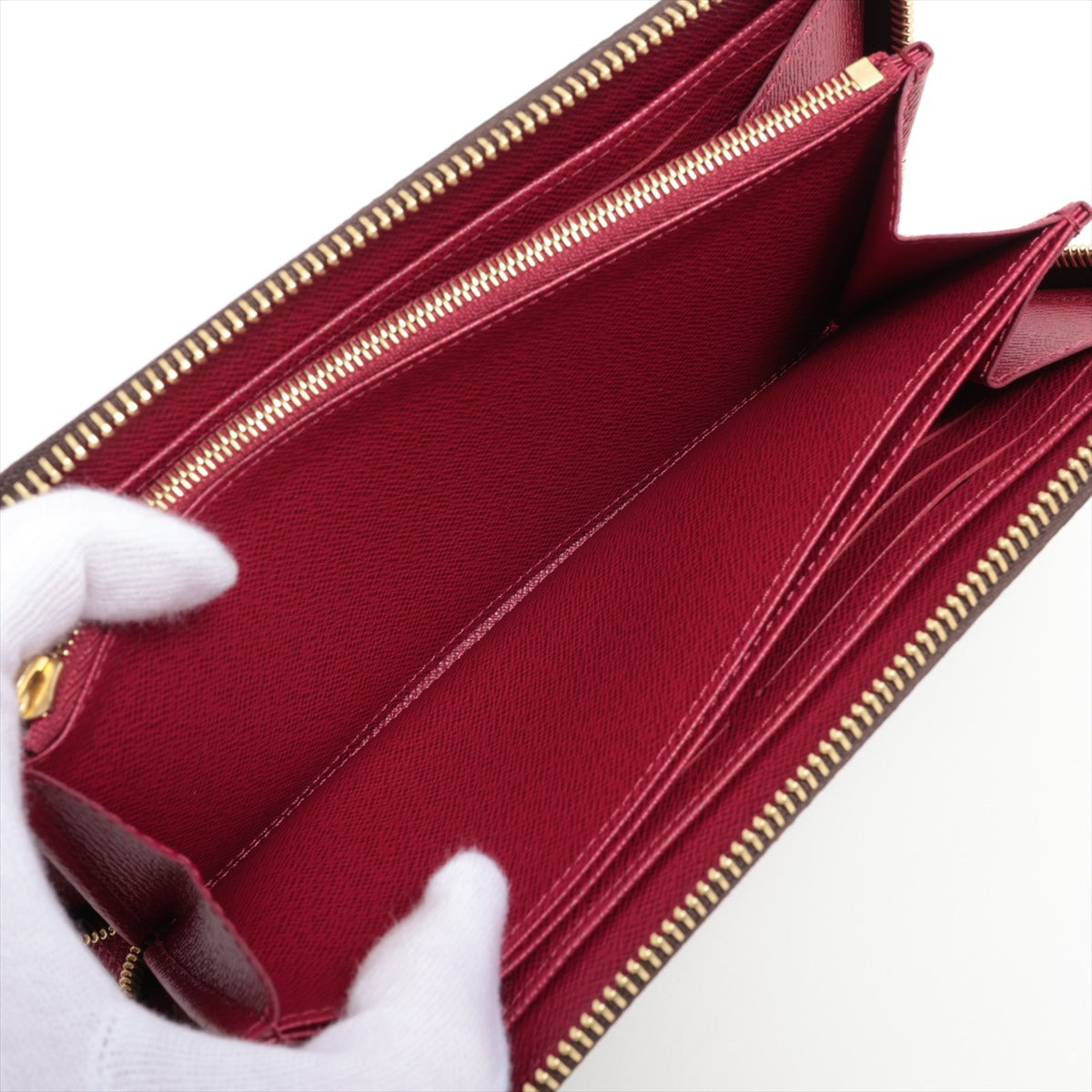 Louis Vuitton Monogram  Wallet M41895 Fushai Round Zip Wallet