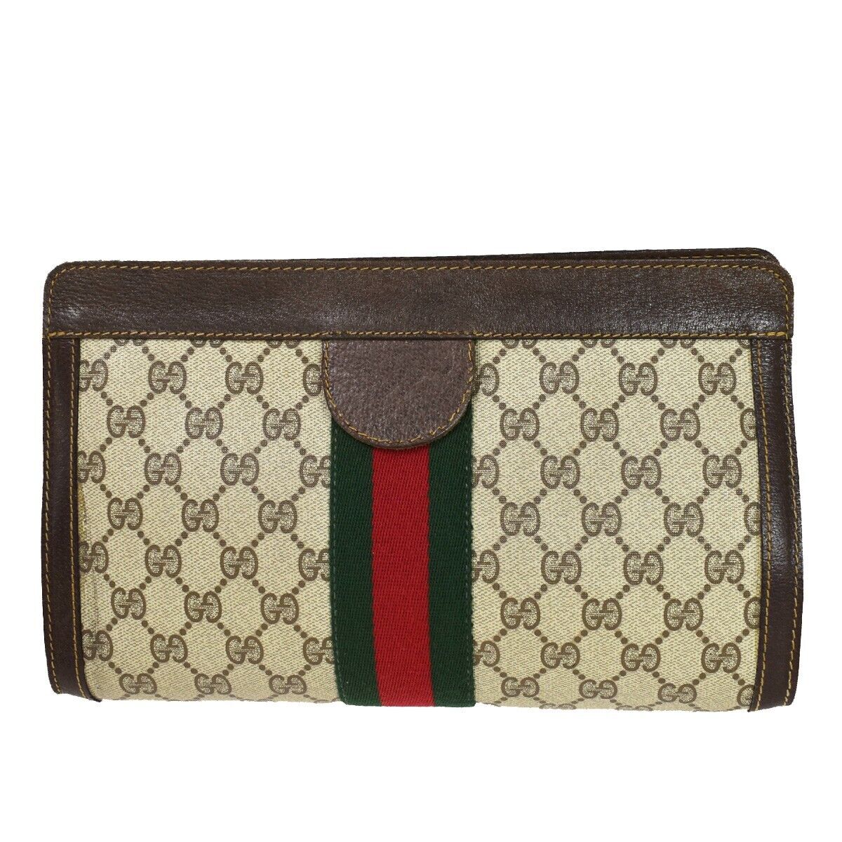 Gucci Sherry  Canvas Clutch Bag ()