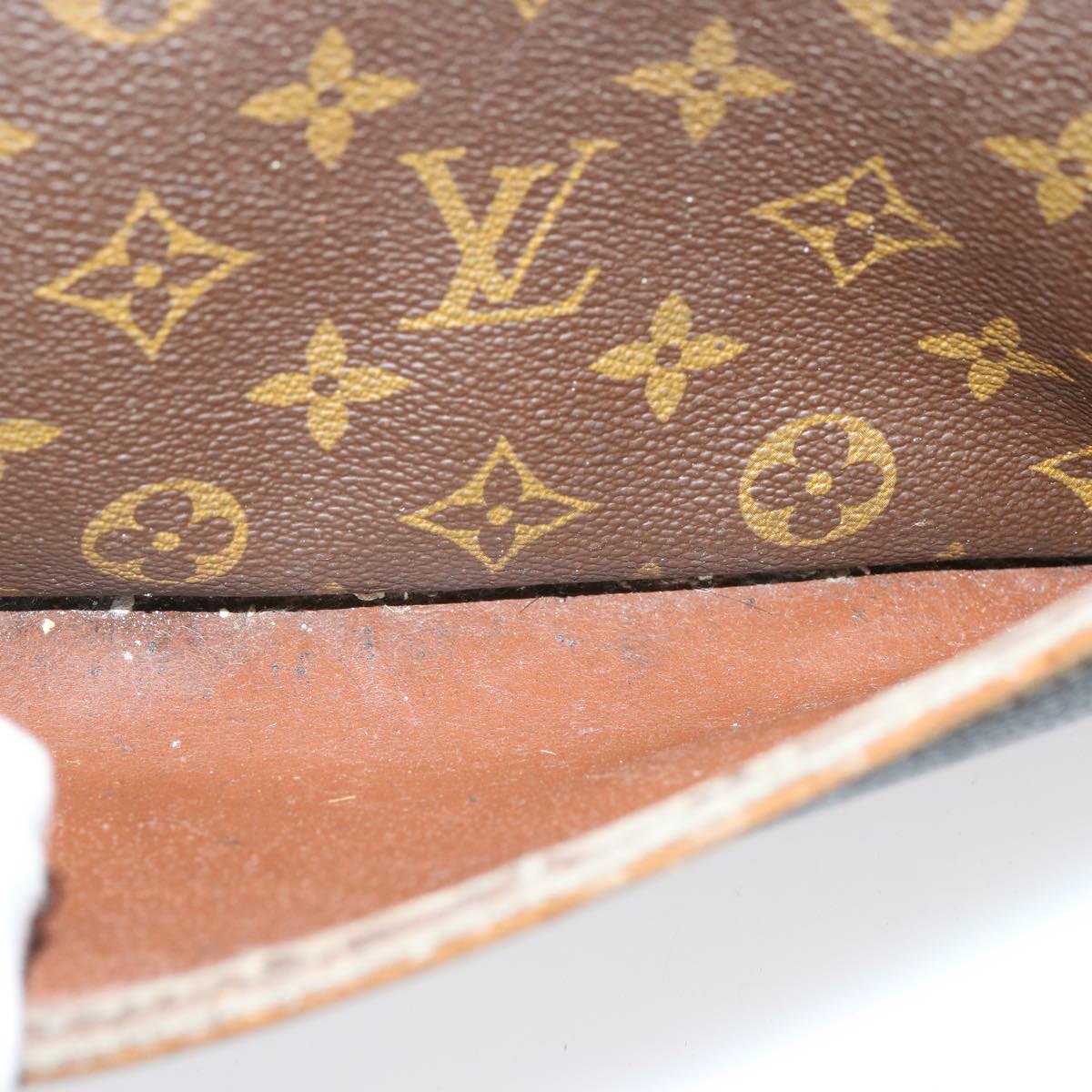 LOUIS VUITTON Monogram Compiegne 28 Clutch Bag M51845 LV 73004