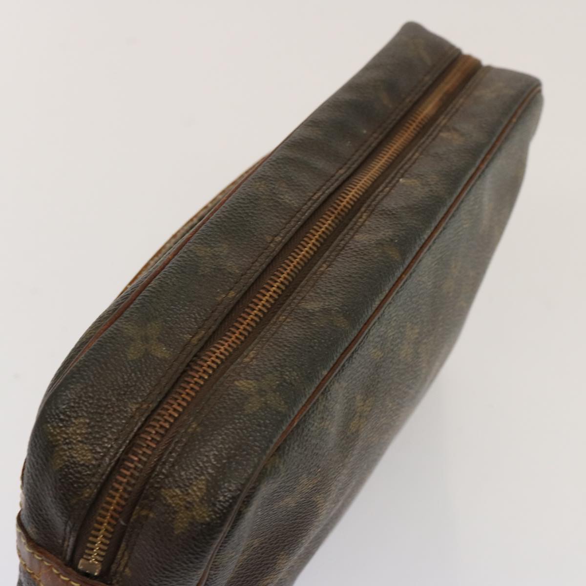 LOUIS VUITTON Monogram Compiegne 28 Clutch Bag M51845 LV 73004
