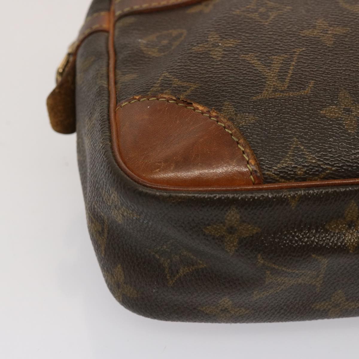 LOUIS VUITTON Monogram Compiegne 28 Clutch Bag M51845 LV 73004