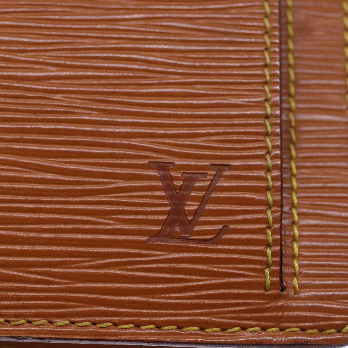 LOUIS VUITTON Epi Serie Dragonne Hand Bag Zipangu Gold M52618 LV 73010