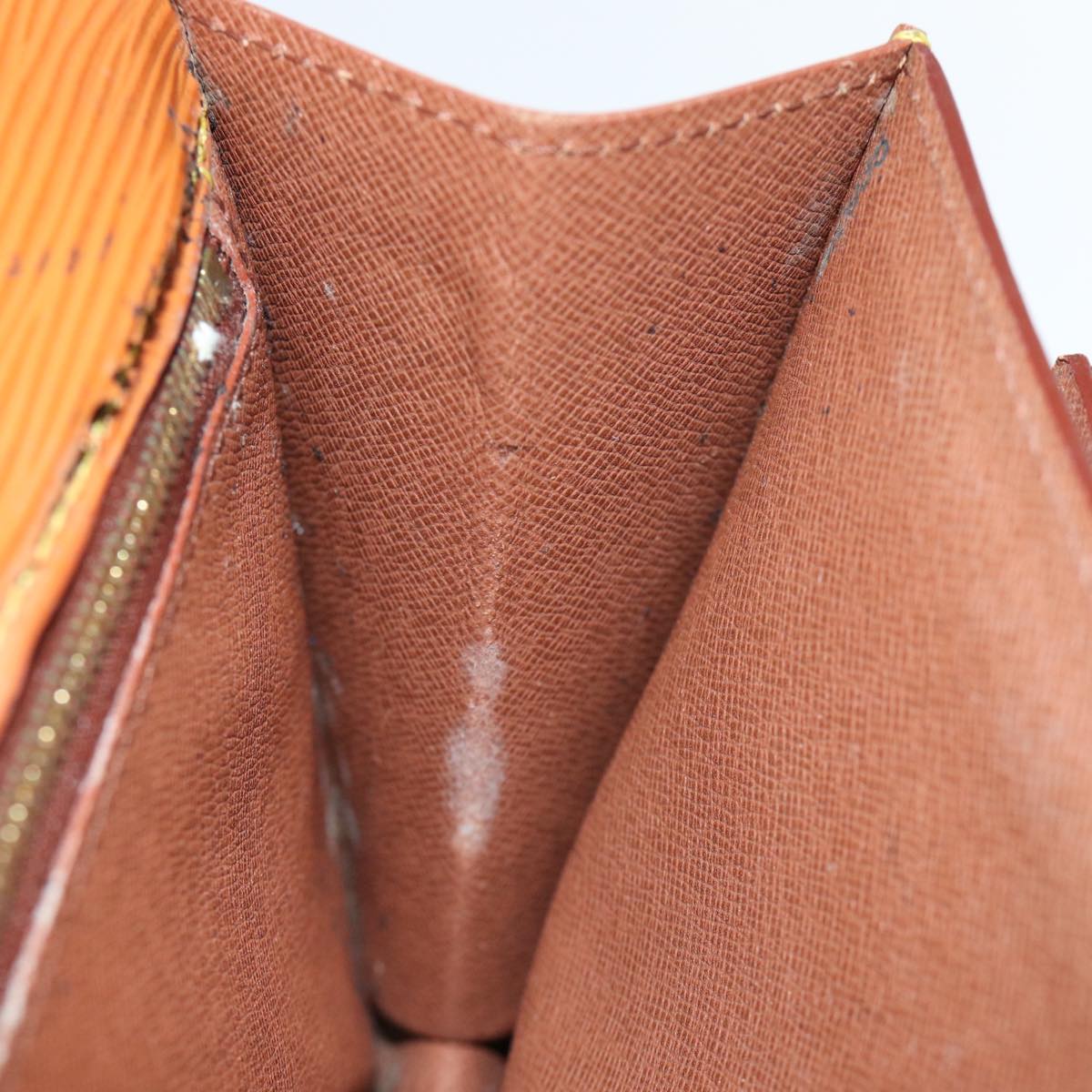 LOUIS VUITTON Epi Serie Dragonne Hand Bag Zipangu Gold M52618 LV 73010