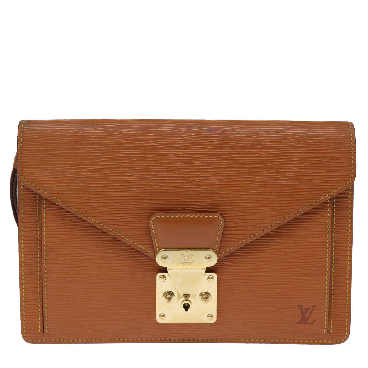 LOUIS VUITTON Epi Serie Dragonne Hand Bag Zipangu Gold M52618 LV 73010