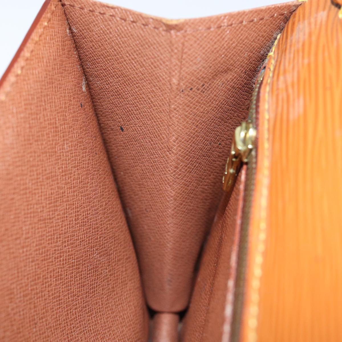 LOUIS VUITTON Epi Serie Dragonne Hand Bag Zipangu Gold M52618 LV 73010