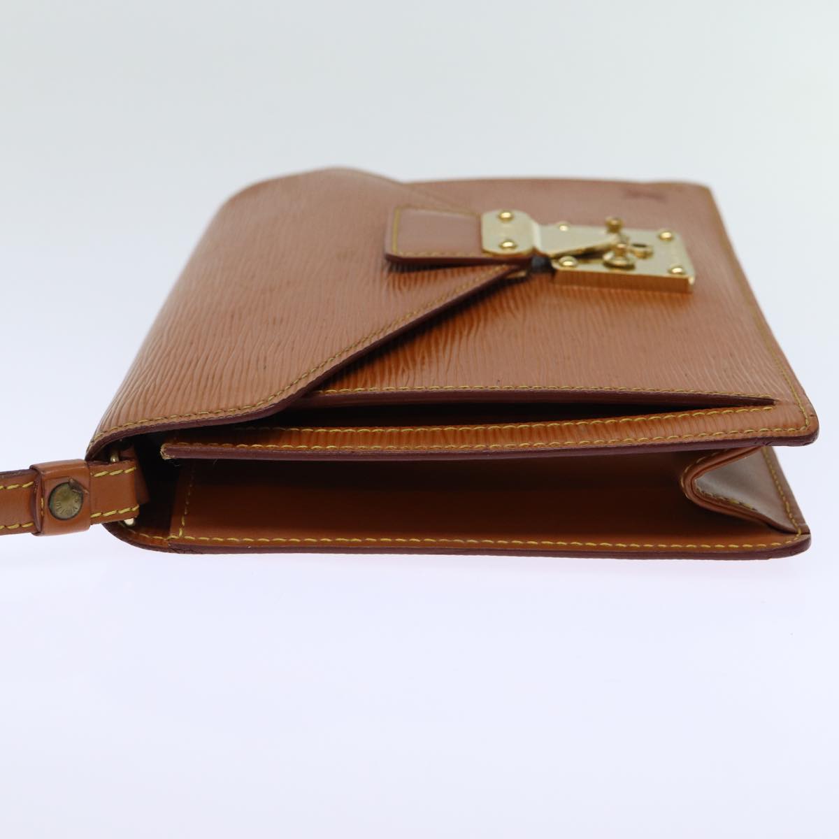 LOUIS VUITTON Epi Serie Dragonne Hand Bag Zipangu Gold M52618 LV 73010