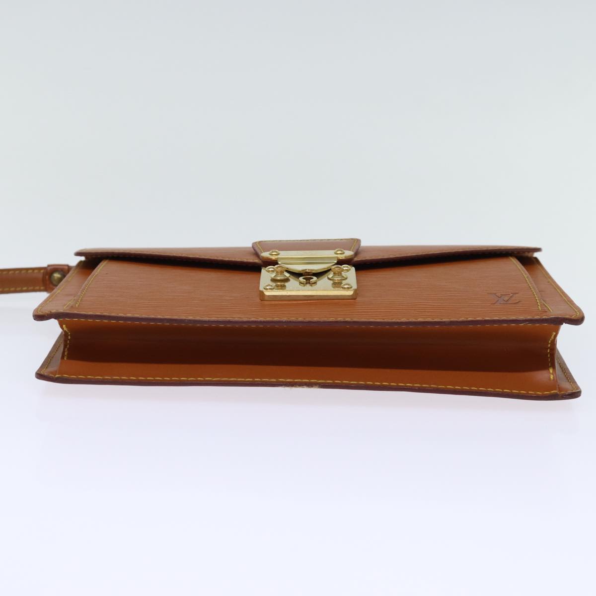 LOUIS VUITTON Epi Serie Dragonne Hand Bag Zipangu Gold M52618 LV 73010