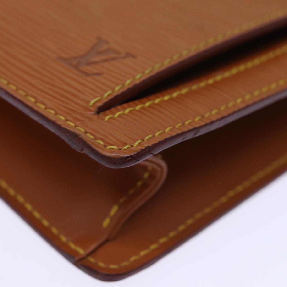 LOUIS VUITTON Epi Serie Dragonne Hand Bag Zipangu Gold M52618 LV 73010