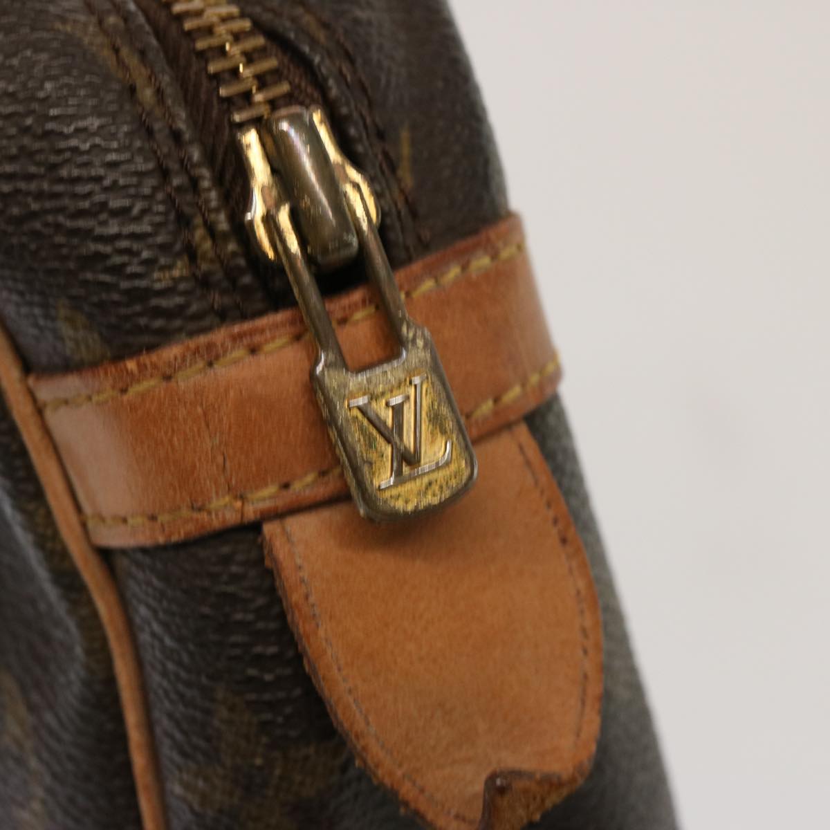 LOUIS VUITTON Monogram Compiegne 28 Clutch Bag M51845 LV 73013