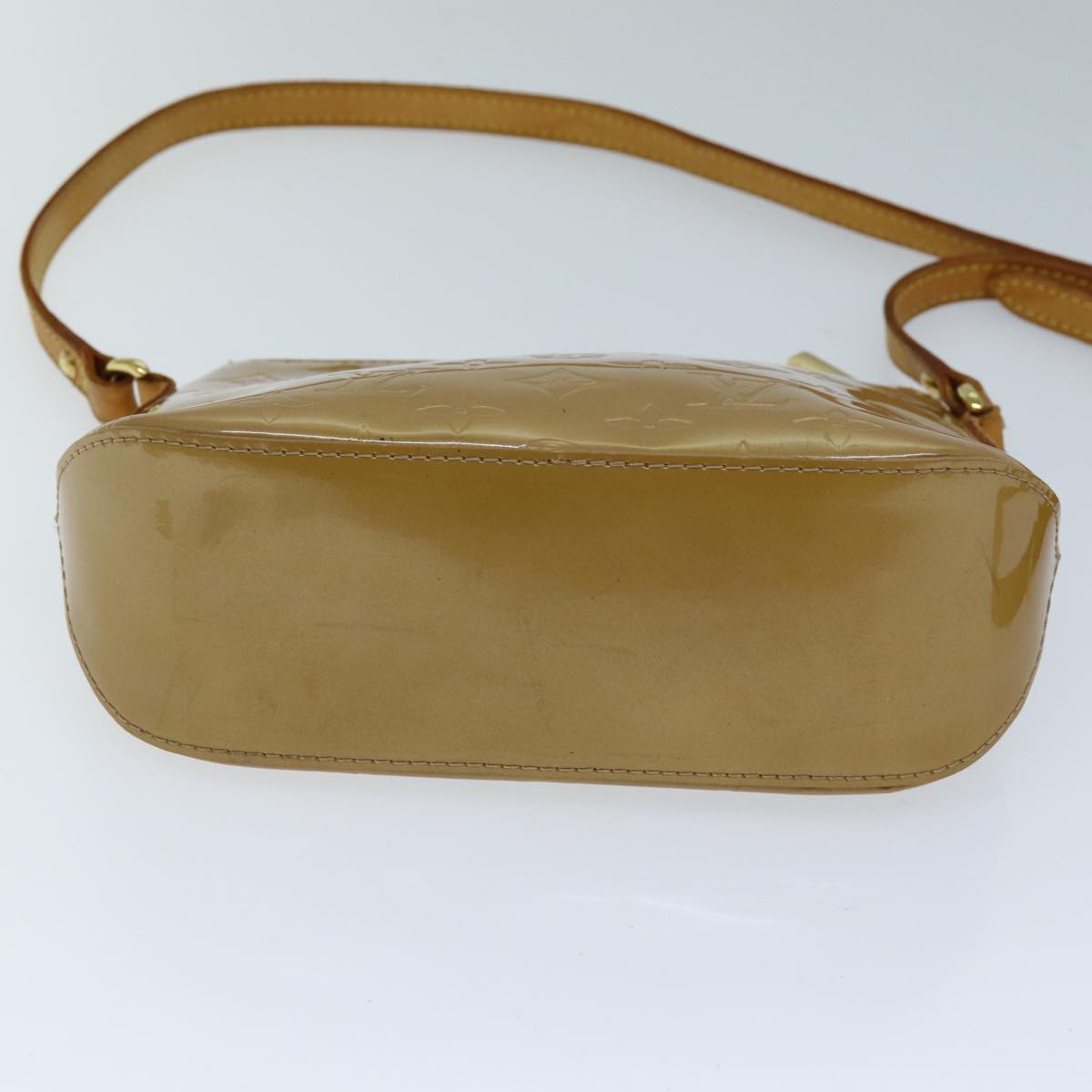 LOUIS VUITTON Vernis Minna Street Shoulder Bag Noisette M91508 LV 73021