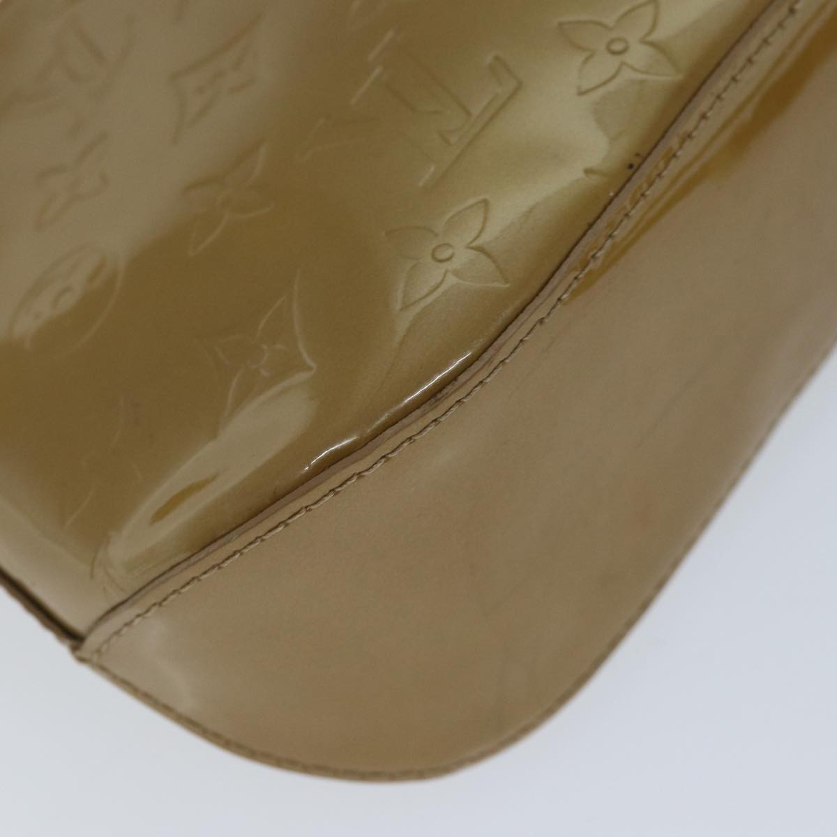 LOUIS VUITTON Vernis Minna Street Shoulder Bag Noisette M91508 LV 73021