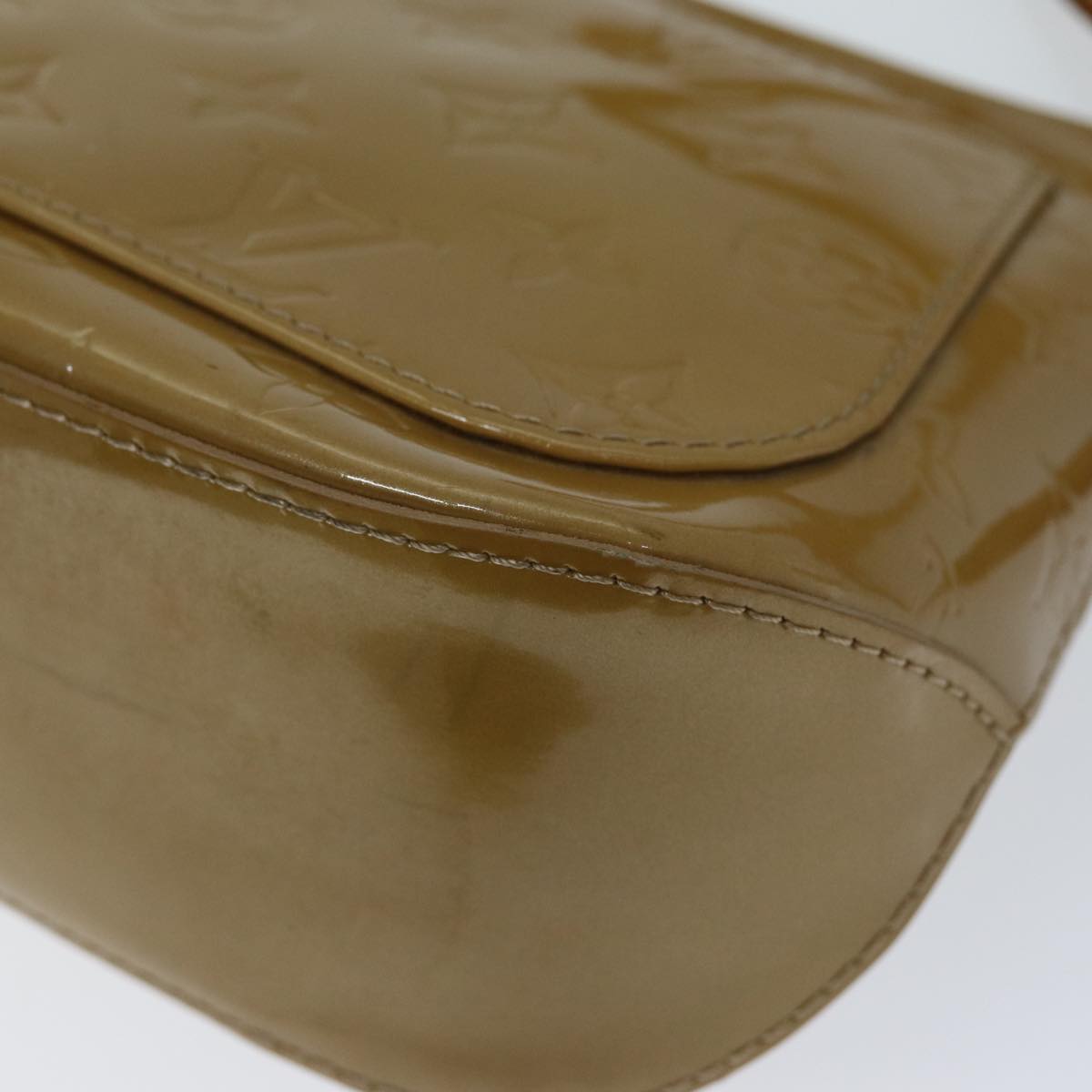 LOUIS VUITTON Vernis Minna Street Shoulder Bag Noisette M91508 LV 73021