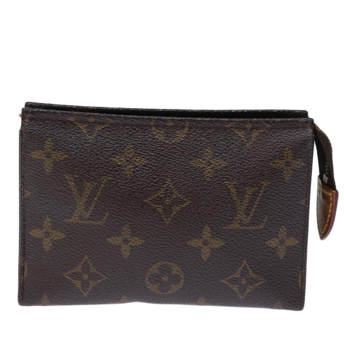LOUIS VUITTON Monogram Poche Toilette 15 Pouch M47546 LV 73023