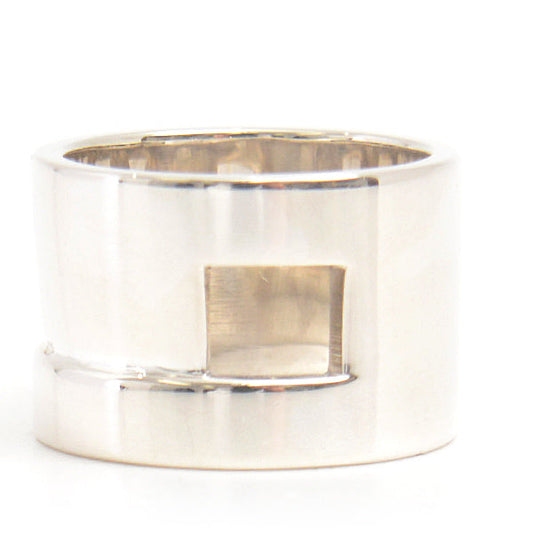Luxury Gucci Trending 2025 Silver SV925 Square Design Ring 11.5