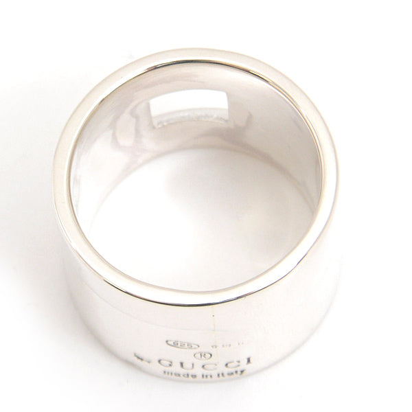 Luxury Gucci Trending 2025 Silver SV925 Square Design Ring 11.5
