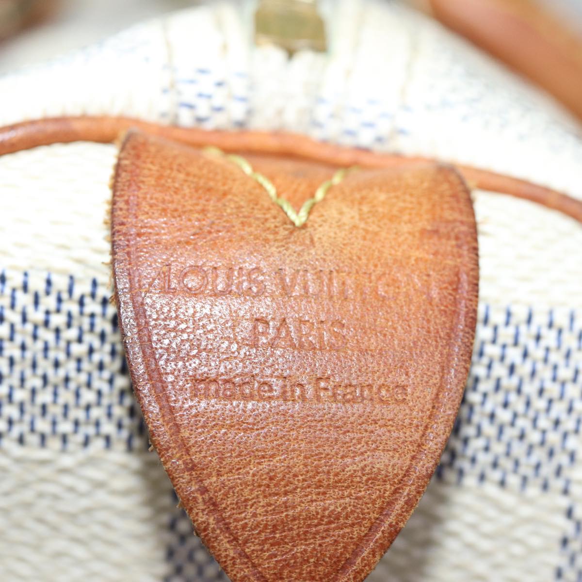 LOUIS VUITTON Damier Azur Speedy 35 Hand Bag N41535 LV 73072