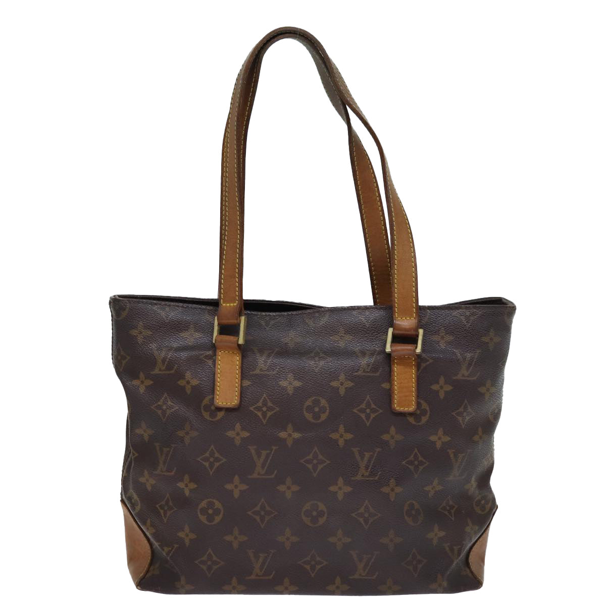 LOUIS VUITTON Monogram Cabas Piano Tote Bag M51148 LV 73078