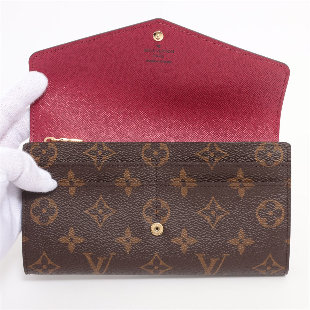 Louis Vuitton Monogram Portefoliosara M62234 Fushai   Wallet